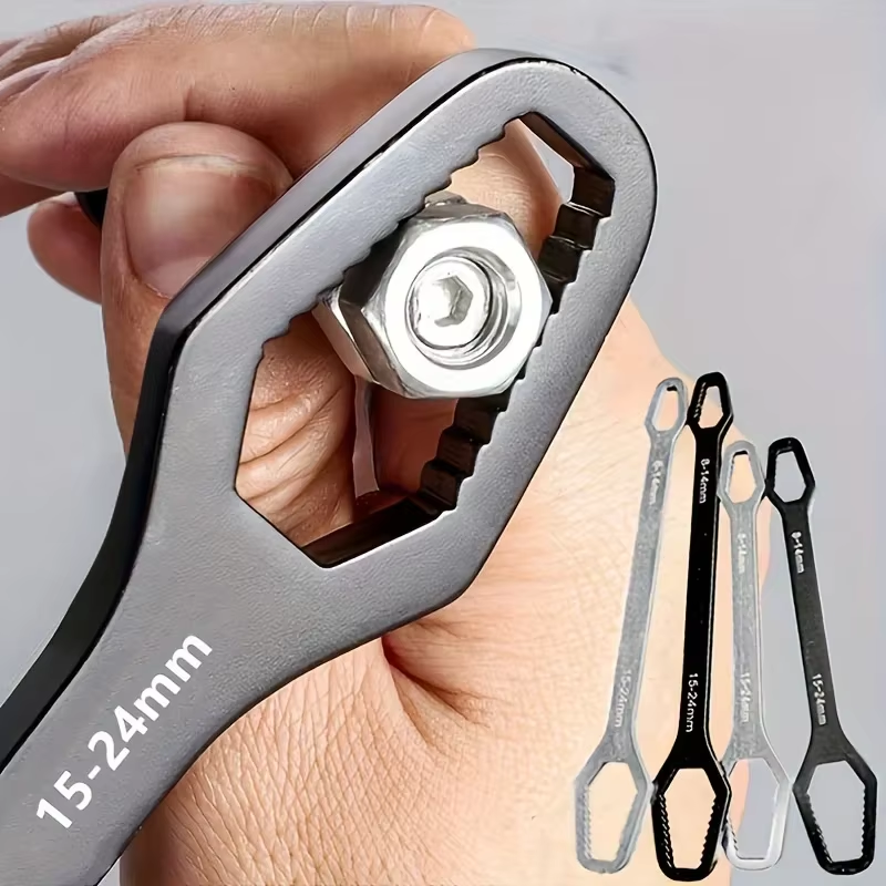 8 to 22 Black Multifunctional Double End Box Wrench Hexagon Double End Solid Wre