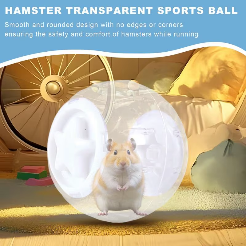 Hamster Running Ball Clear Hamster Training Exercise Toy Pet Jogging Ball Toy Ex
