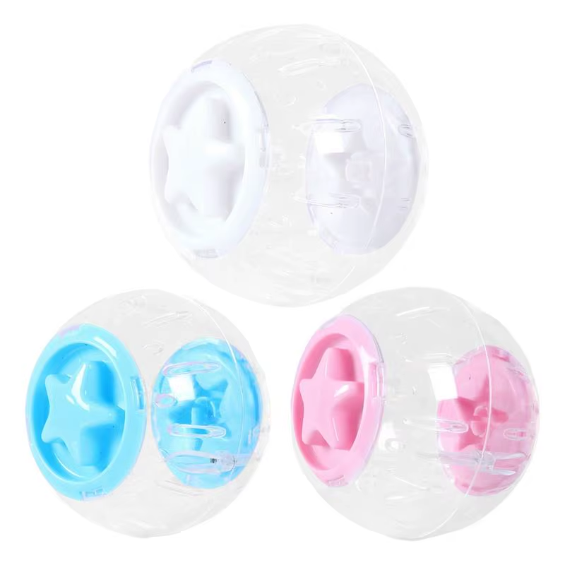 Hamster Running Ball Clear Hamster Training Exercise Toy Pet Jogging Ball Toy Ex