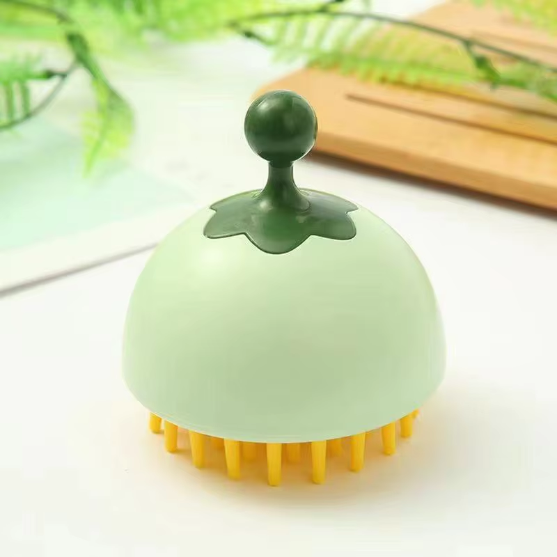 Dog Shampoo Brush Bathing Brush for Dog Bath Shampoo Silicone Pet Accessories Gr