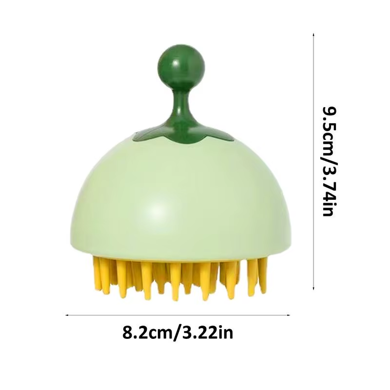 Dog Shampoo Brush Bathing Brush for Dog Bath Shampoo Silicone Pet Accessories Gr