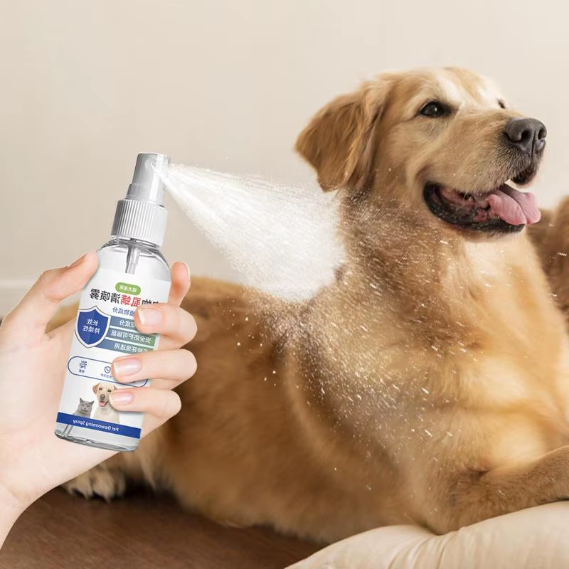 Dog Spray Fly Protection 100Ml Fly-Off Home Pet Cleaning Spray Natural Plant Ext