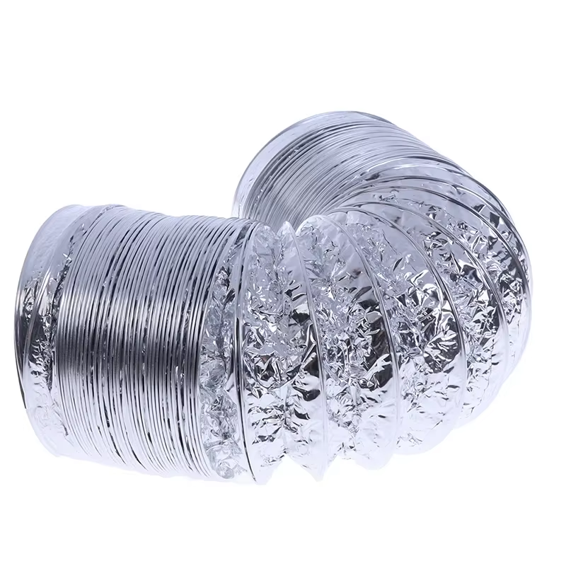 New 4 Inch 100Mm Ventilator Pipe PVC Aluminum Tube Air Ventilation Pipe Hose Fle