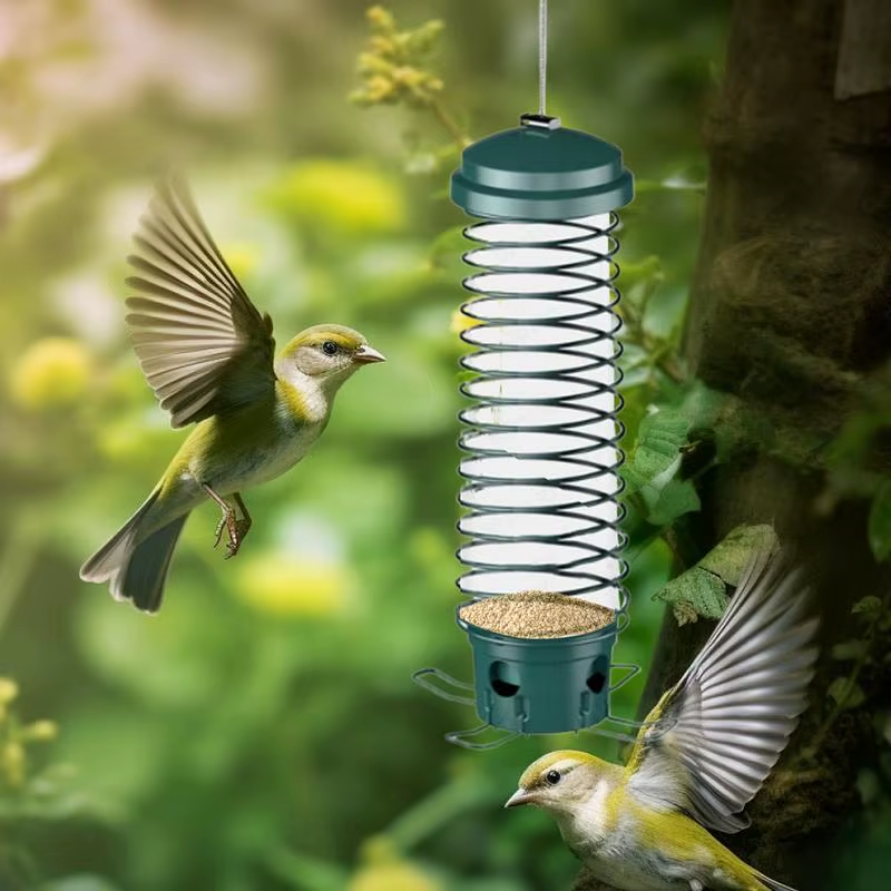 Small Bird Feeder Sparrows Food Container Hangable Birdfeeders Large Capacity Fo