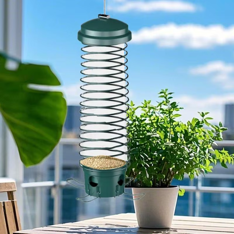 Small Bird Feeder Sparrows Food Container Hangable Birdfeeders Large Capacity Fo