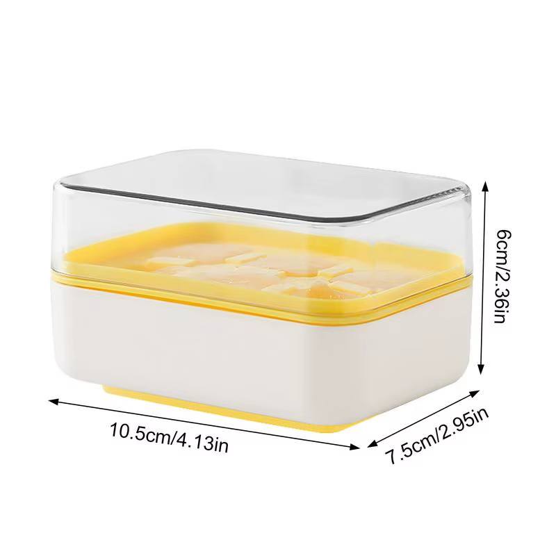 Ice Molds Freezer Ice Molds with Lid and Bin 6-Grid Design Food Grade Storage Ba