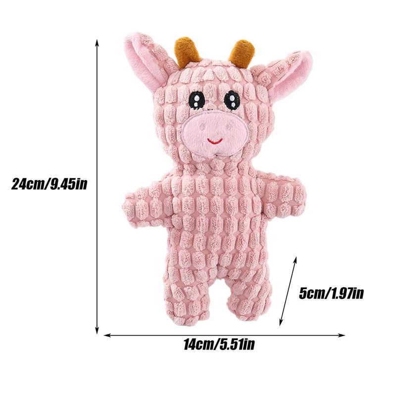 Squeaky Dog Toys for Aggressive Chewers Tough Dog Stuffed Squeaky Animal Pet Ind