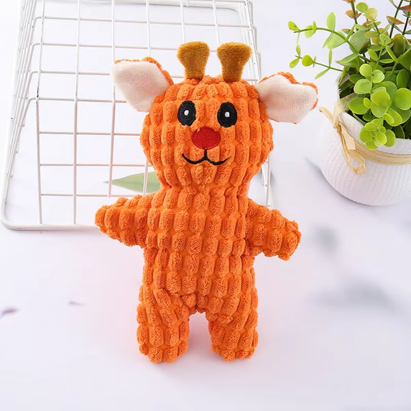 Squeaky Dog Toys for Aggressive Chewers Tough Dog Stuffed Squeaky Animal Pet Ind