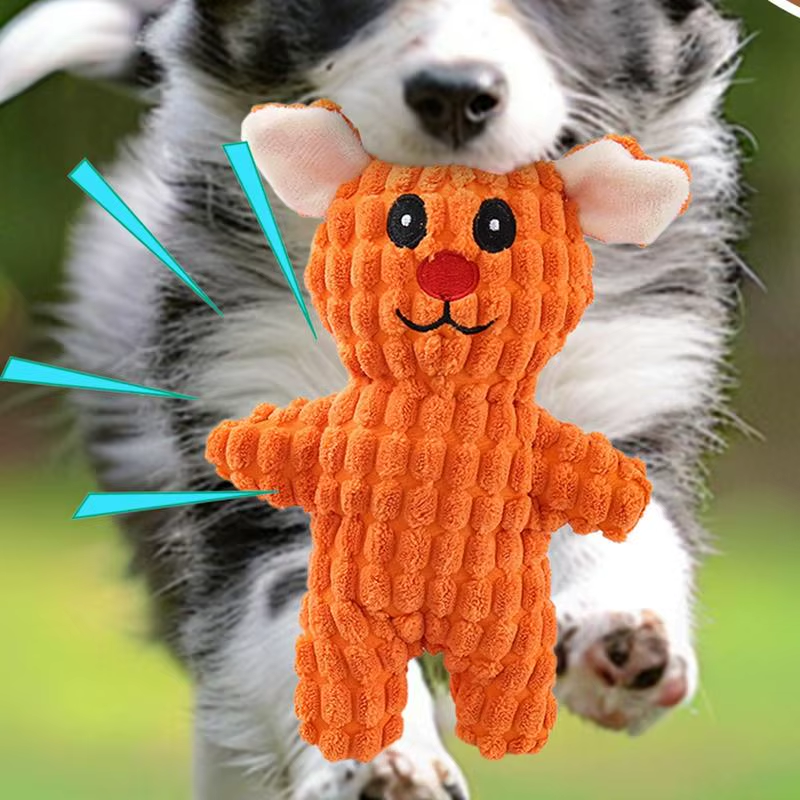 Squeaky Dog Toys for Aggressive Chewers Tough Dog Stuffed Squeaky Animal Pet Ind