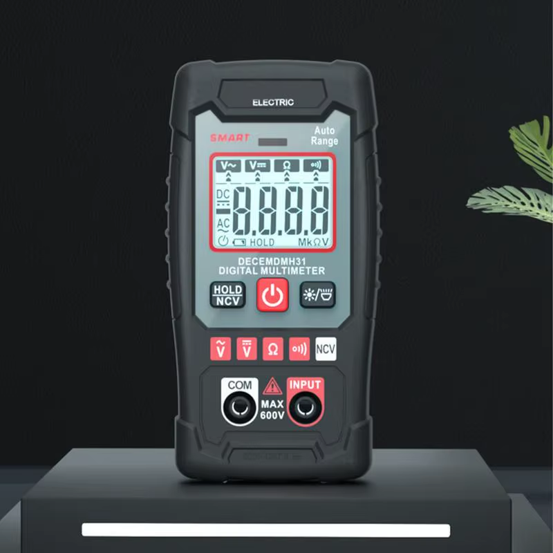 Digital Multimeter Auto-Ranging Counts Tester DC AC Voltmeter Ohm Volt Amp Meter