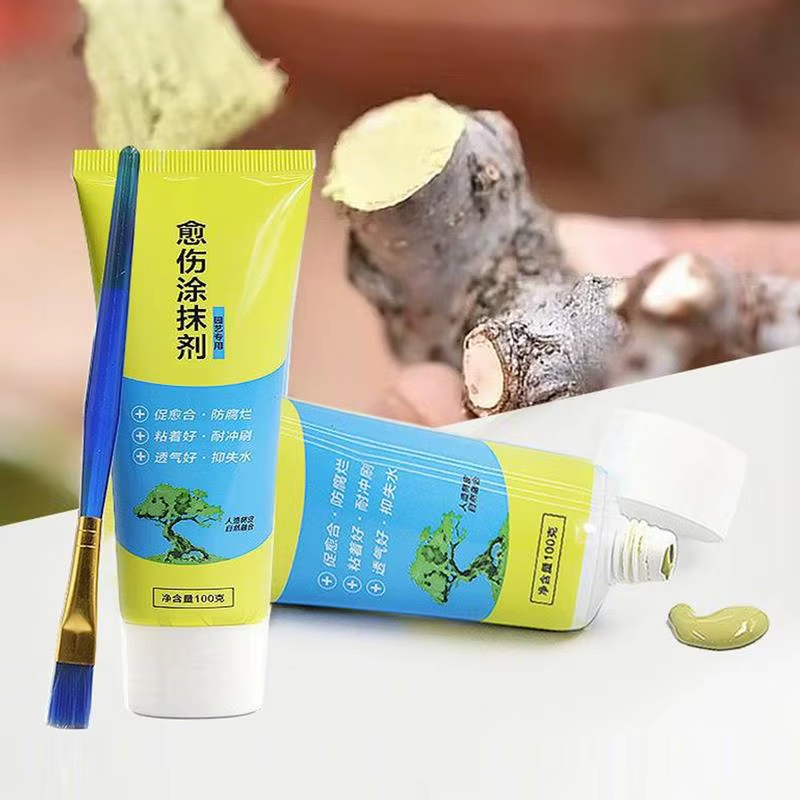 Pruning Sealer Tree Wound Pruning Sealer with Brush Quick Recovery Bonsai Care S