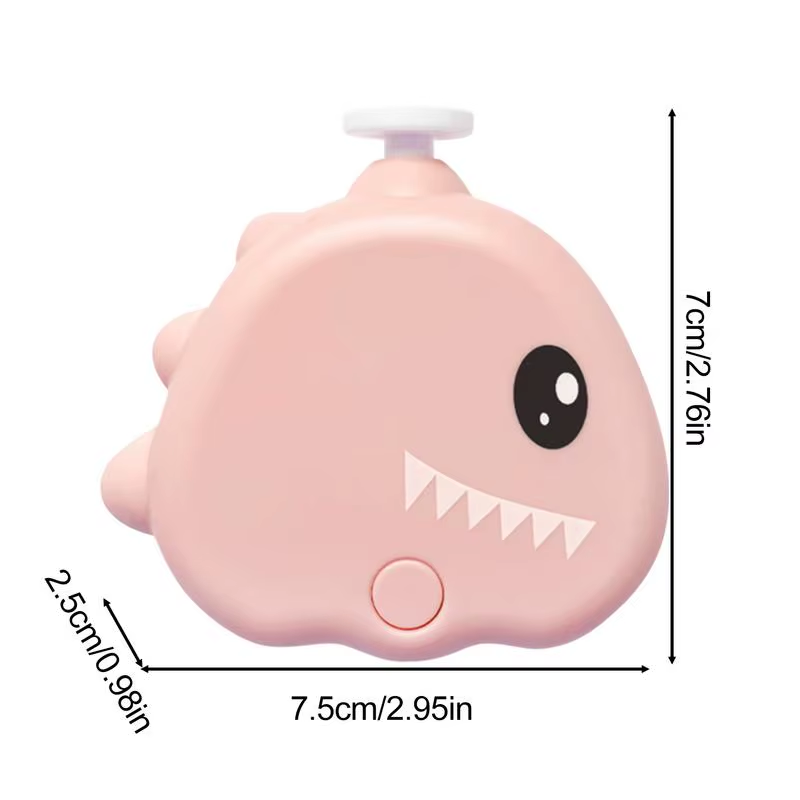 Dog Electric Nail Trimmer Electric 3 Modes Adjustable 40Db Dinosaur Shape Nail G