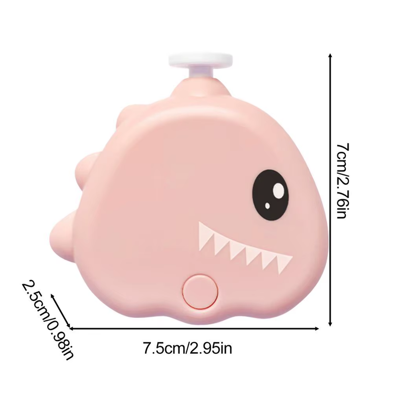 Dog Electric Nail Trimmer Electric 3 Modes Adjustable 40Db Dinosaur Shape Nail G