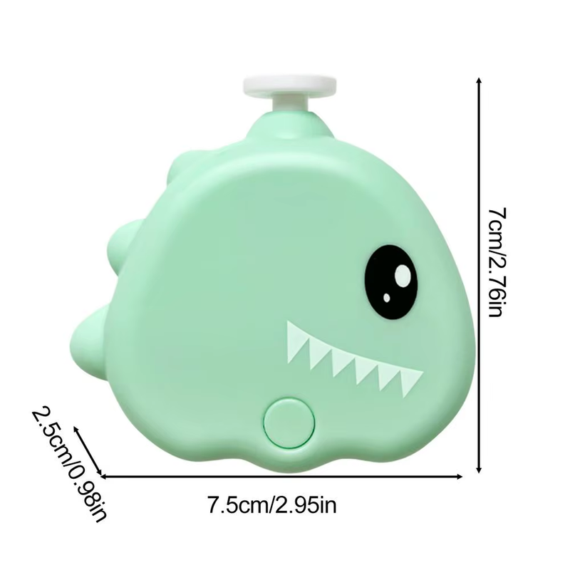 Dog Electric Nail Trimmer Electric 3 Modes Adjustable 40Db Dinosaur Shape Nail G