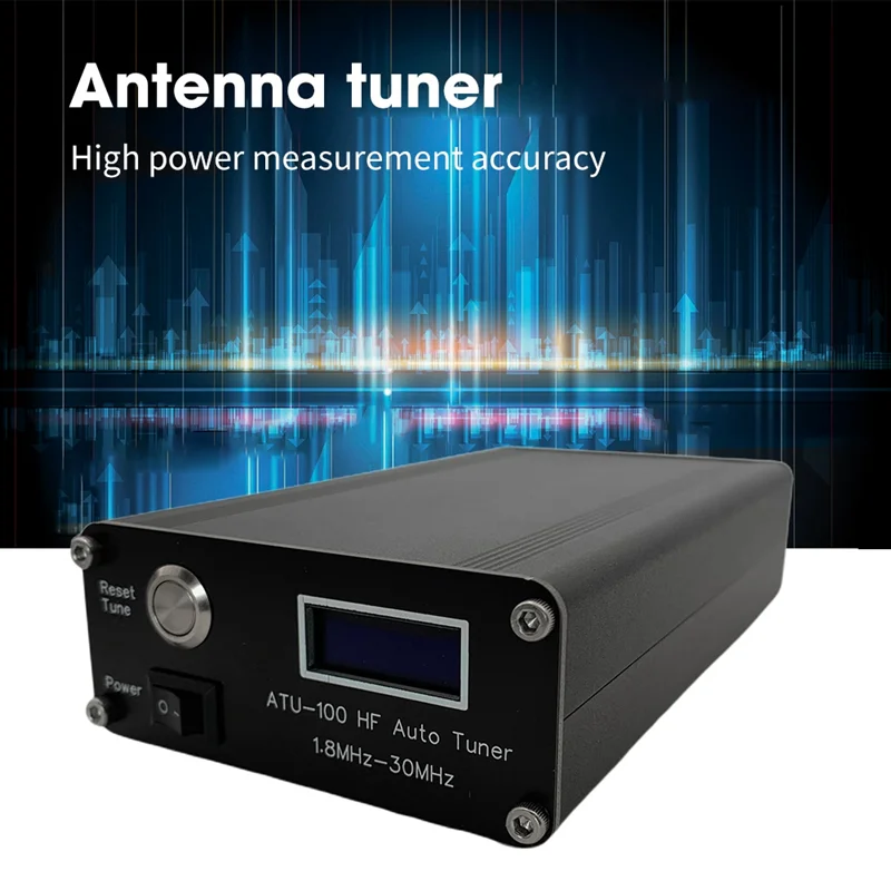 ATU-100 HF Auto Tuner by N7DDC+0.91 OLED V3.1 DIY Automatic Radio Antenna Tuner