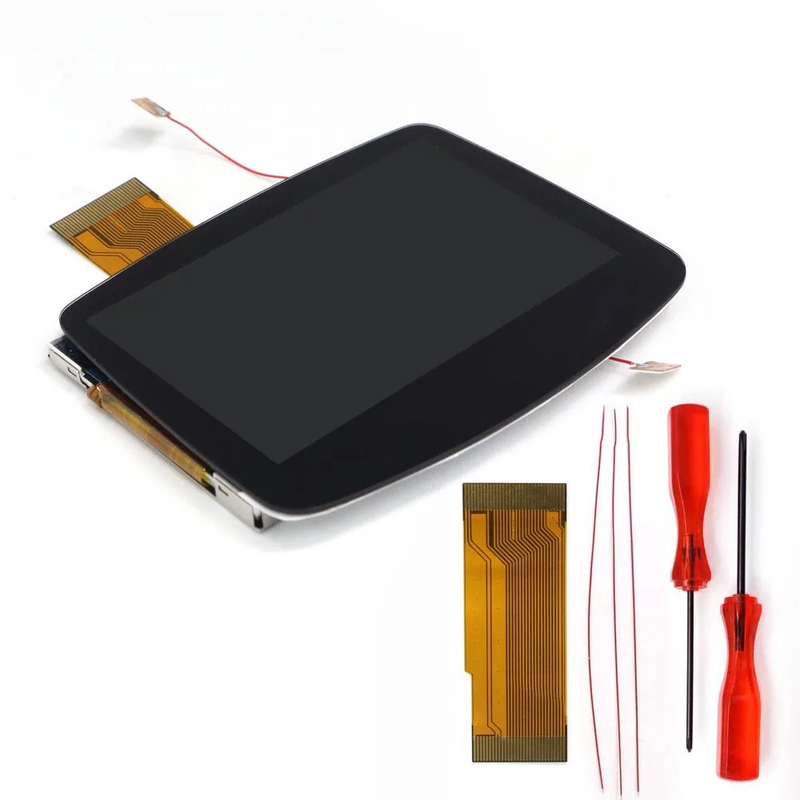 TYPE-C Battery Drop in 3.0'' V5 Laminated LCD Display for GBA IPS Highlight Scree