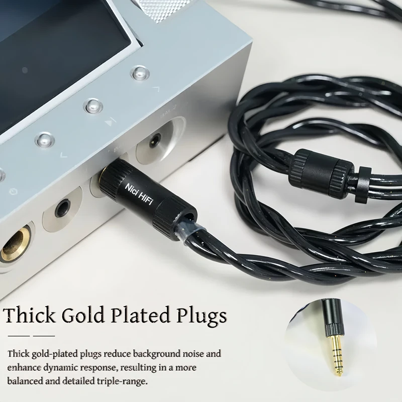 -29 S In-Ear Headphone Extension Cable with 2.5/3.5/4.4Mm Balance, Mmcx/2Pin for