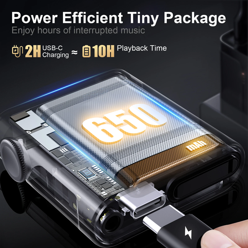 M0S Hi-Res Audio HIFI Portable MP3 Music Player CS43131 USB DAC Two-Way Bluetoot