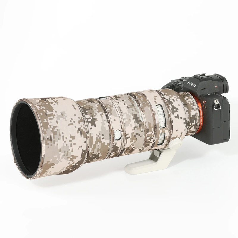 Camouflage Lens Coat for Sony 70-200 Mm F2.8 GM OSS II Waterproof and Rainproof