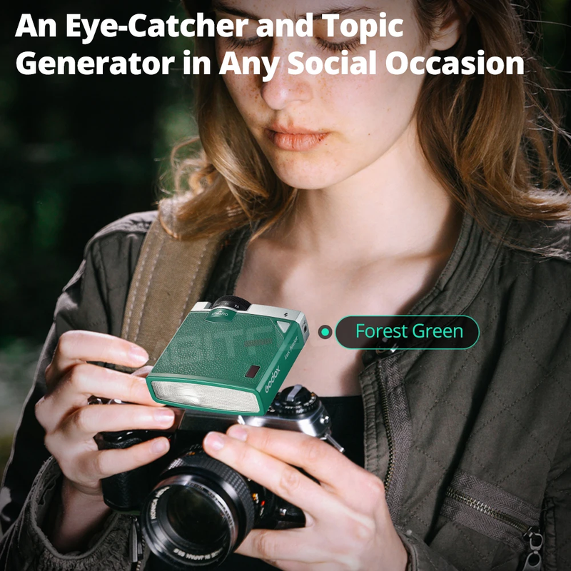 Godox Color Lux Junior Camera Flash GN12 6000K200K 7 Levels Flash Speedlite Tri