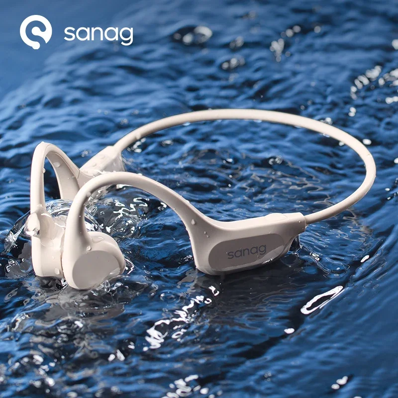 B60S True Bone Conduction Bluetooth 5.3 Wireless Earphones IPX8 Swimming Riding
