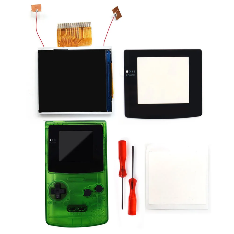 2.45 Inches Real Drop in  2.45'' GBC Retro Pixel HD IPS LCD Kit for Gameboy Color