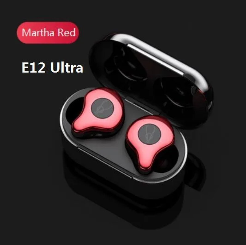 E12 Ultra Wireless Headphones Bluetooth Earphones Hifi Stereo IPX5 Sports Headph