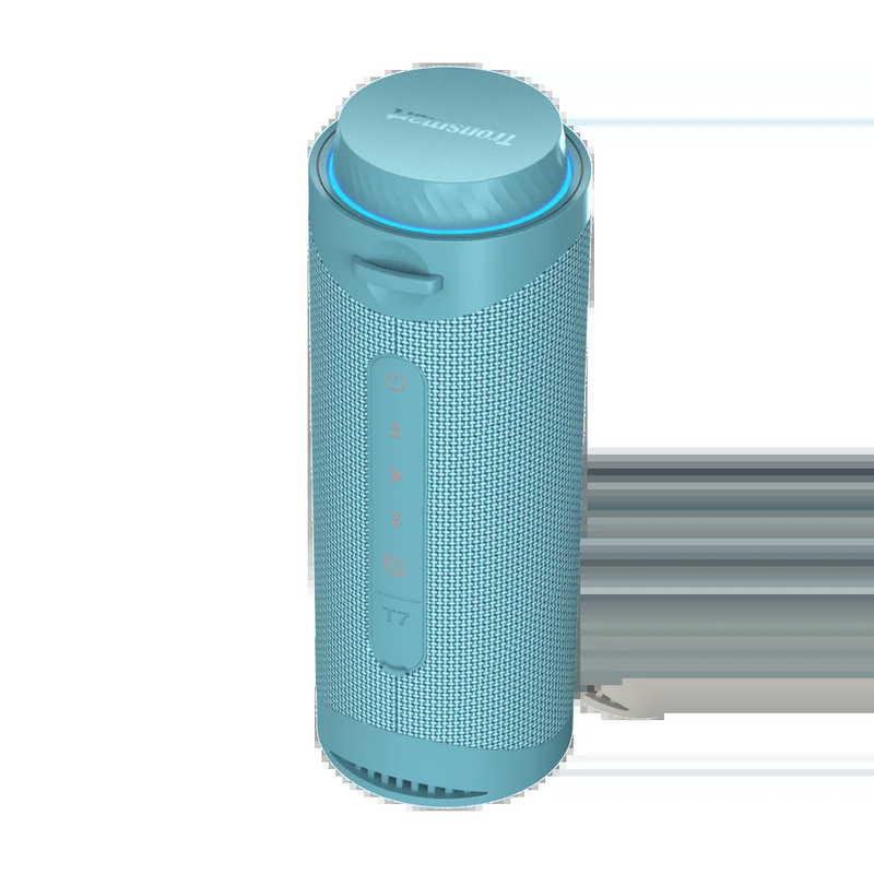 T7 Speaker Portable Bluetooth Speaker with 360 Degree Surround Sound, LED Modes,