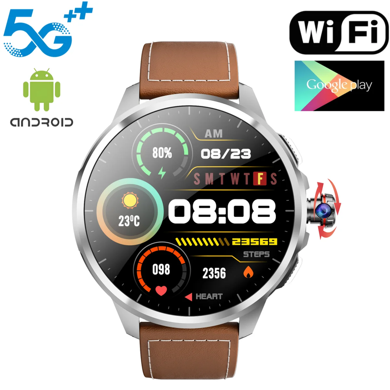 Origianl H99 Smartwatch Amoled 4G Smart Watch Men Students with 190 Rotary Came