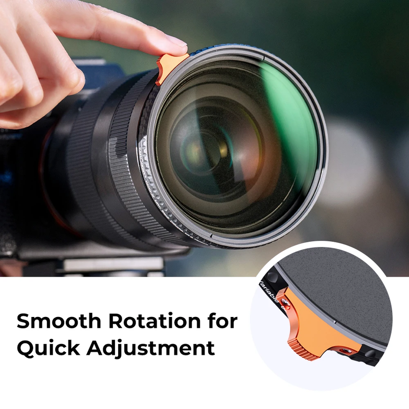 ND2-ND32 1/4 Black Mist Diffusion Camera Filter Lens Variable 2 in 1 ND Filter V