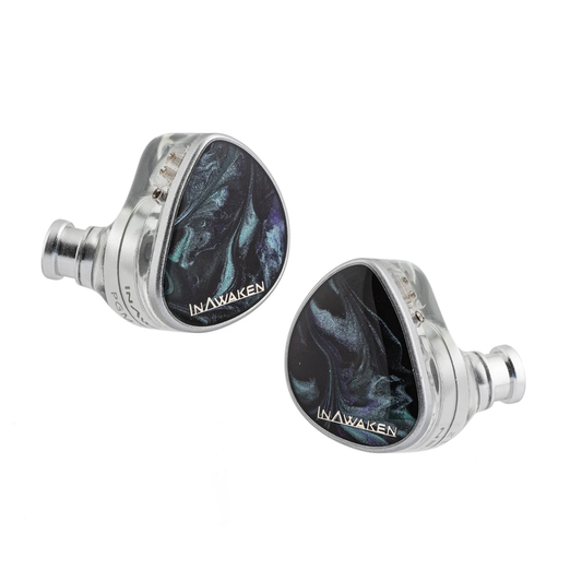 DAWN Ms Purple-Gold Diaphragm Dynamic Driver IEM Headphones with OFC Shielded Ca