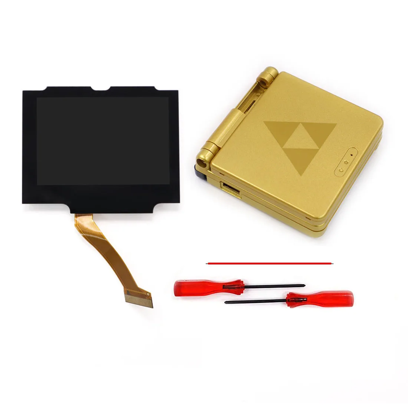 New for GBA SP Replacements IPS V5 Drop in Laminated LCD Mod Screen Kits for Gam