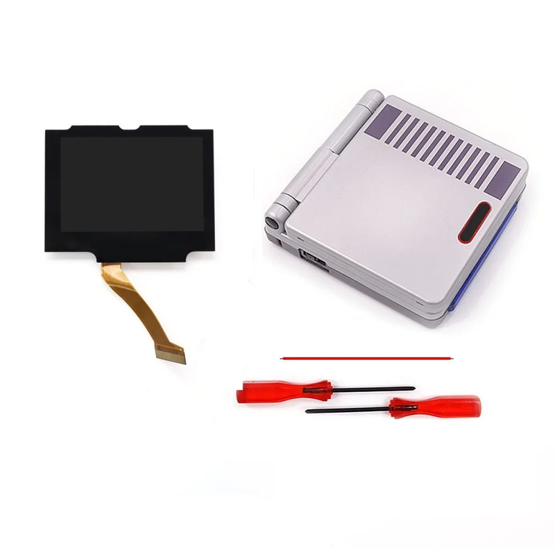 New for GBA SP Replacements IPS V5 Drop in Laminated LCD Mod Screen Kits for Gam