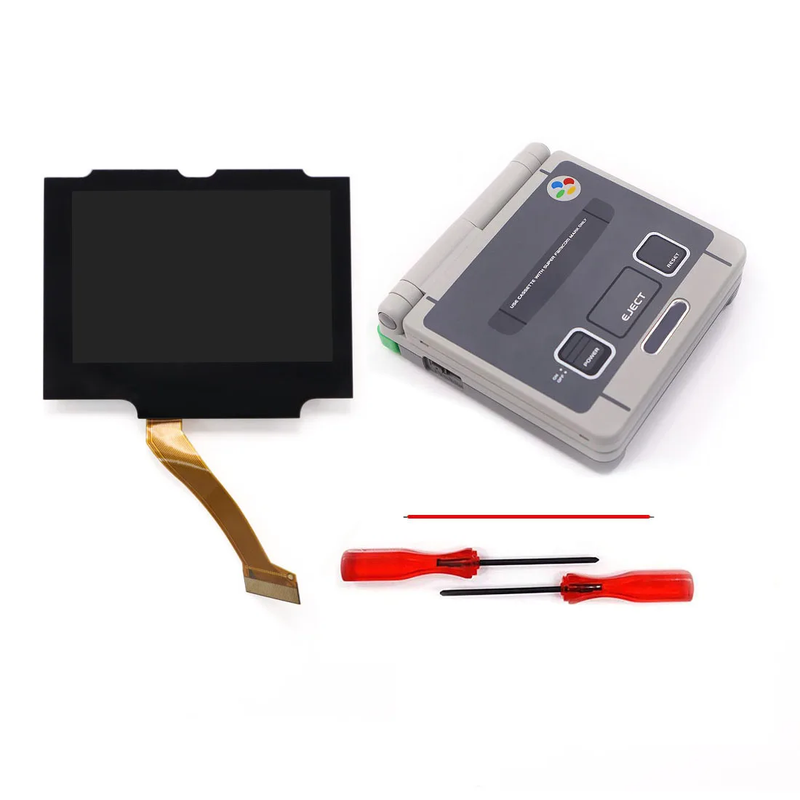 New for GBA SP Replacements IPS V5 Drop in Laminated LCD Mod Screen Kits for Gam