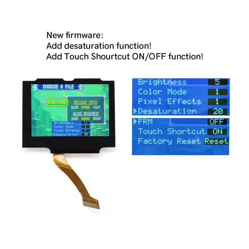 New for GBA SP Replacements IPS V5 Drop in Laminated LCD Mod Screen Kits for Gam