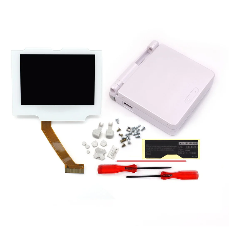 New for GBA SP Replacements IPS V5 Drop in Laminated LCD Mod Screen Kits for Gam
