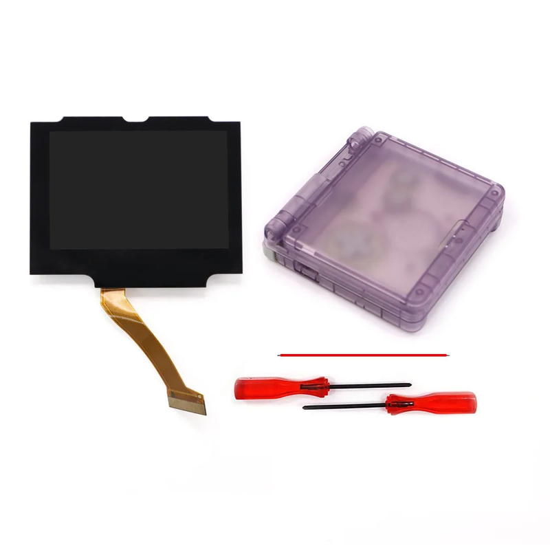 New for GBA SP Replacements IPS V5 Drop in Laminated LCD Mod Screen Kits for Gam