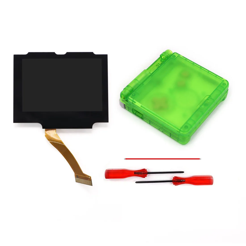 New for GBA SP Replacements IPS V5 Drop in Laminated LCD Mod Screen Kits for Gam