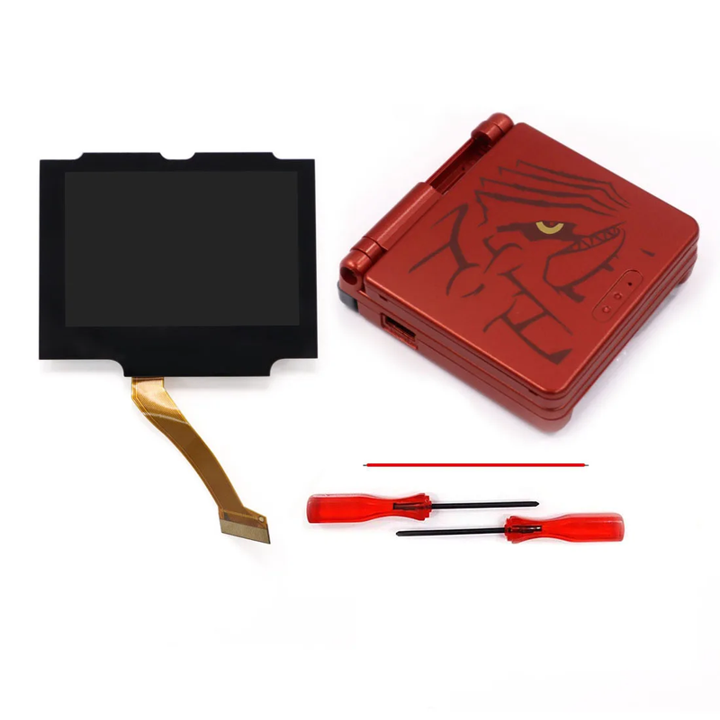 New for GBA SP Replacements IPS V5 Drop in Laminated LCD Mod Screen Kits for Gam