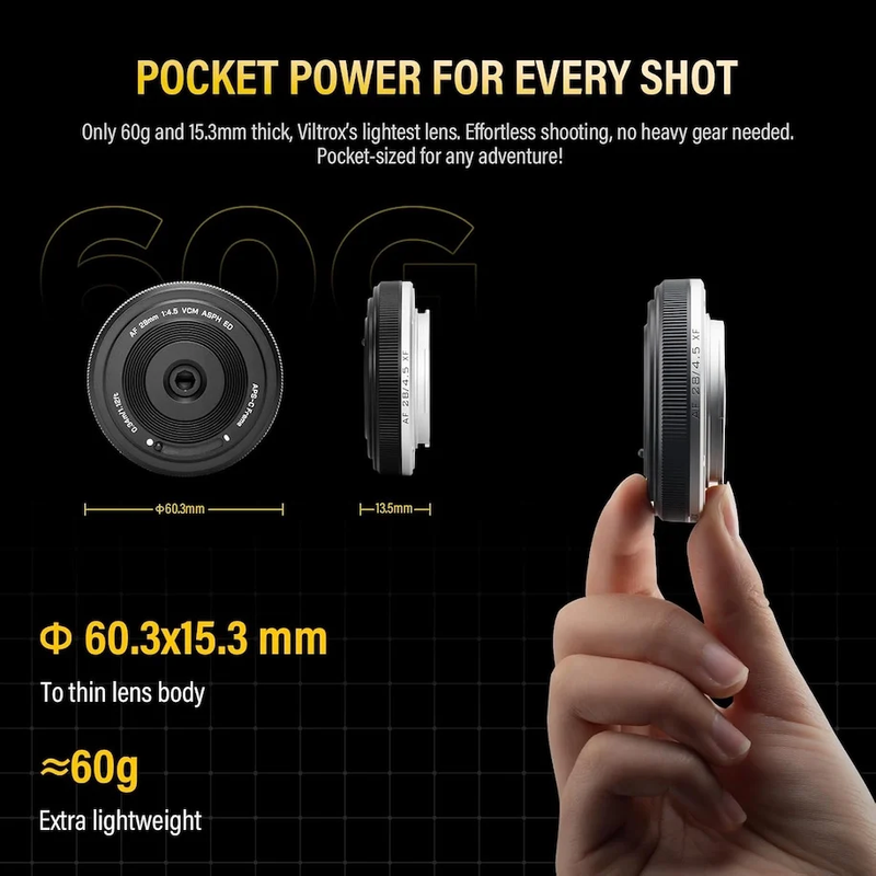 Viltrox AF 28Mm F4.5 Full Frame Lens for Nikon Z Mount Z30 Z50 Z50Ii Zf Zfc for