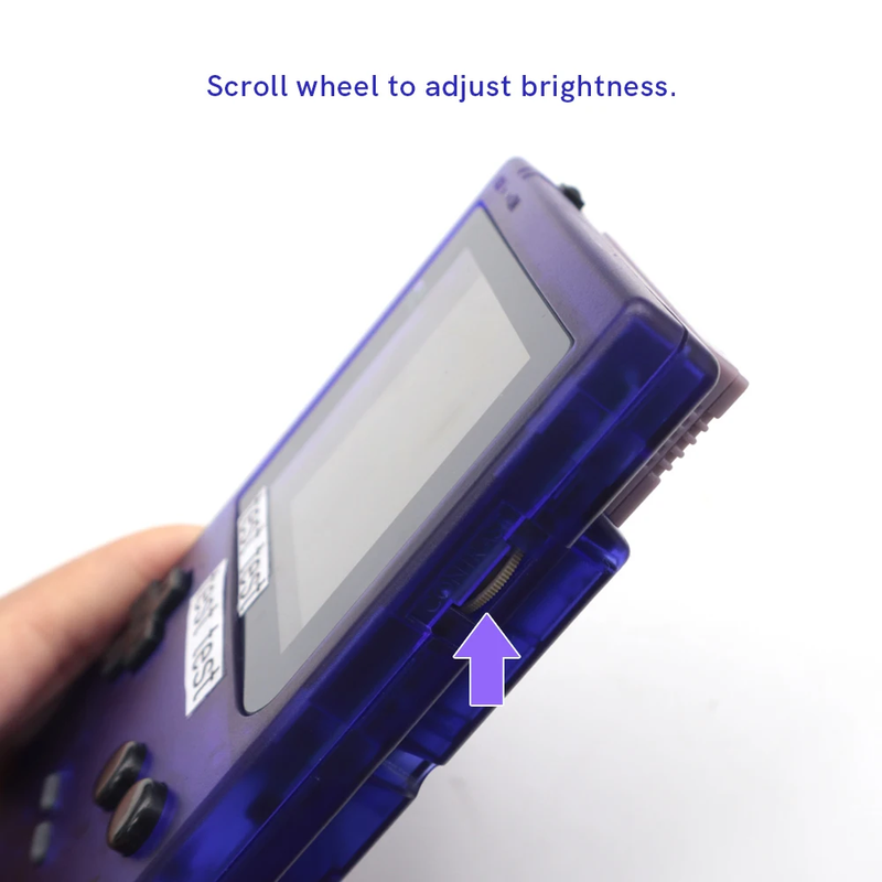 Larger IPS Q5 High Brightness Backlight Screen for Gameboy Pocket GBP Built-In O