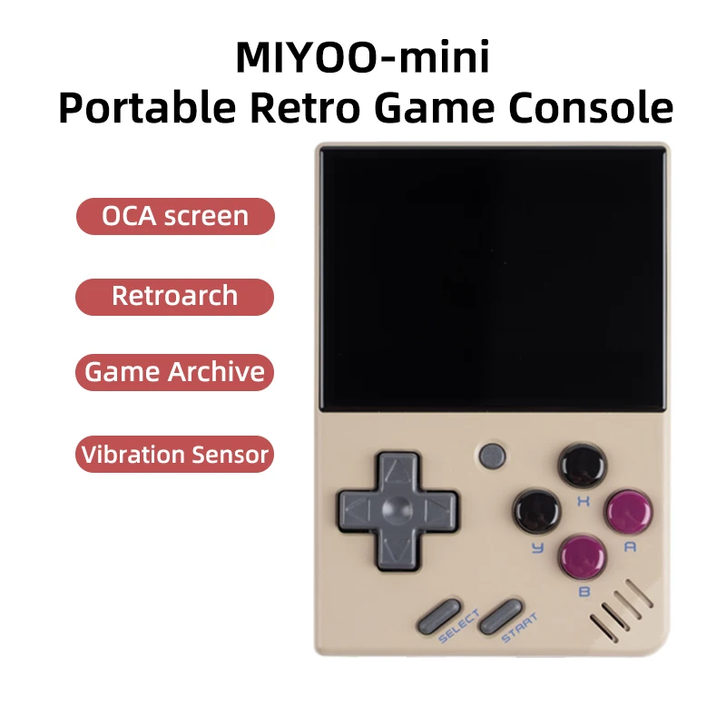 Mini V4 Portable Retro Handheld Game Console 2.8''Inch IPS Screen Small Video Gam