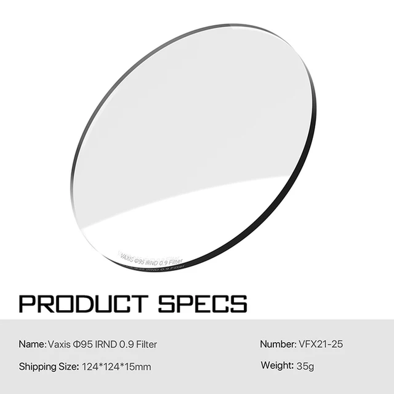 Vaxis Black Mist Pure Mist Polarizing Filter 1/2 1/4 1/8 Fits  MB-T16 4X5.65'' Mi