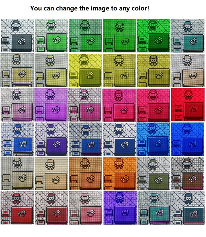 GBP Q5 Larger IPS Screen LCD Display Build in OSD for Gameboy Pocket 8 Color Ret