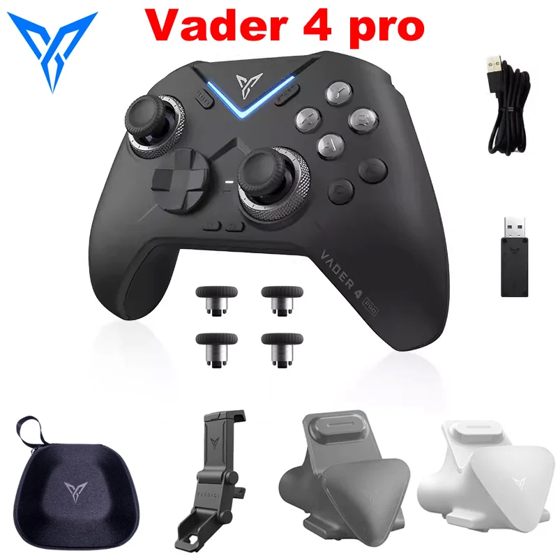 VADER 4 Pro Controller with Accessories Whole Set Torage Bag Phone Holder Replac