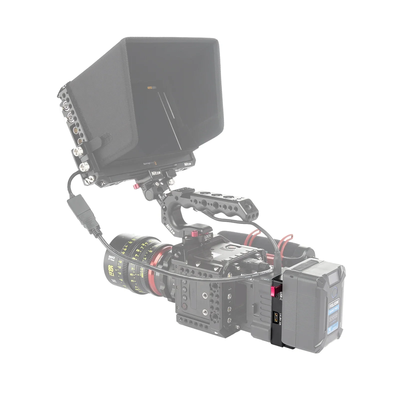 NITZE V-MOUNT Battery Plate V Lock Plate with Automatic Lock Protection with 15M