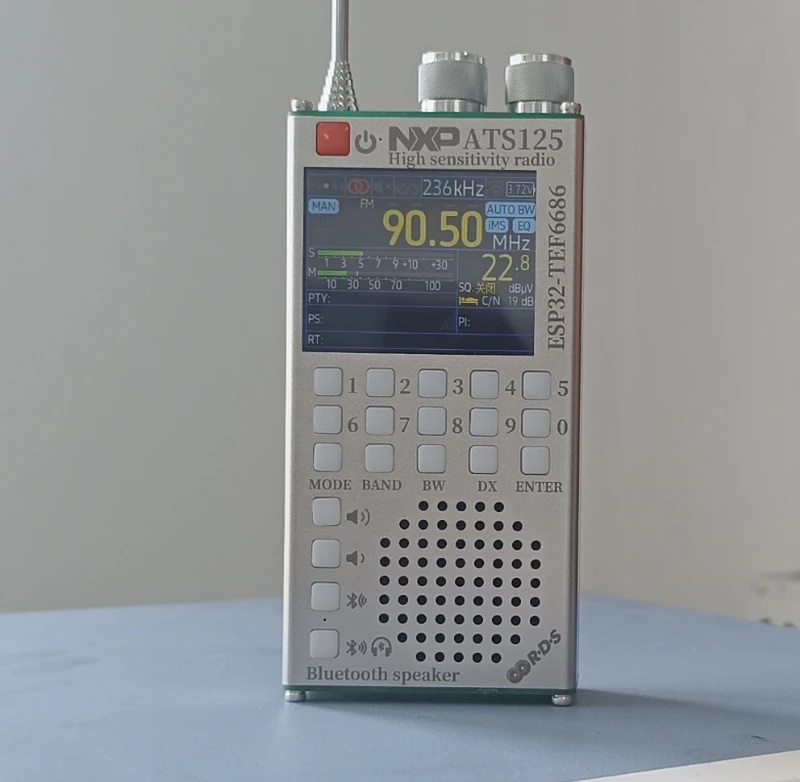 ATS125 High Sensitivity Multifunctional Bluetooth Radio FM Upgrade TEF6686