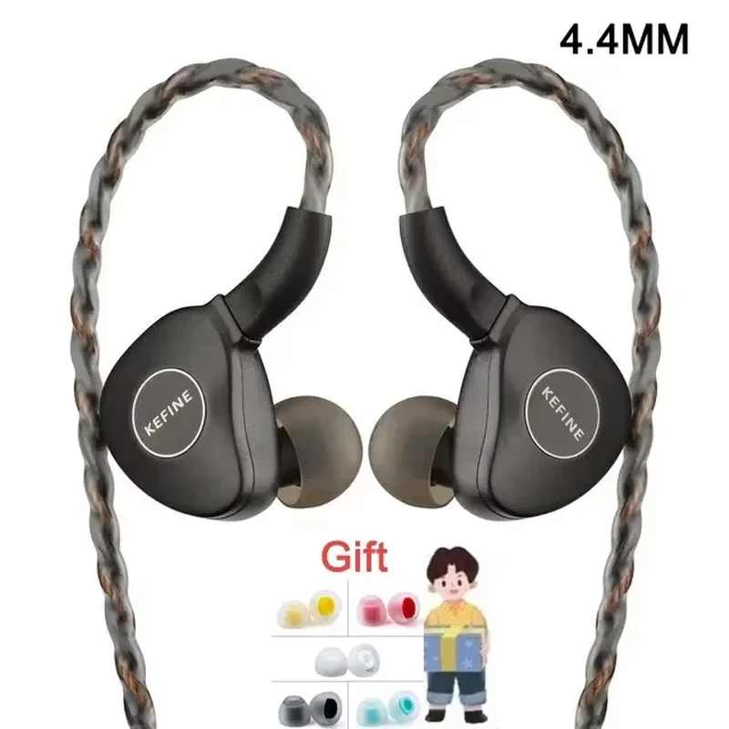 Kefine Klanar in Ear Earphone 14.5Mm Planar Driver IEM Hifi Wired Earphone Earbu