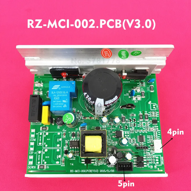 RZ-MCI-002.PCB(V3.0) Treadmill Controller for BH Fitness RZ-MCI-C002 PCB Running