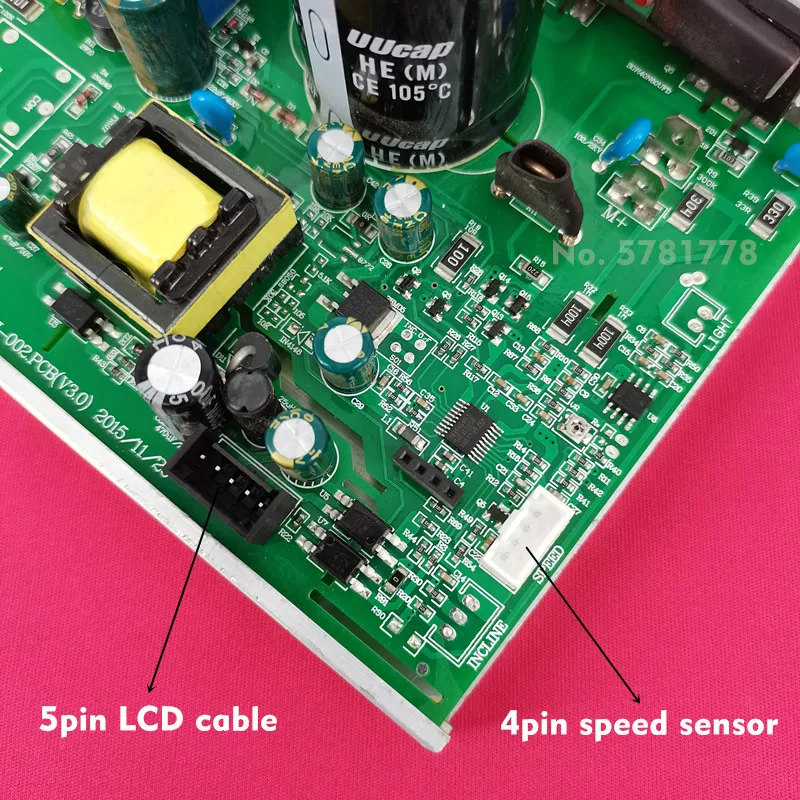 RZ-MCI-002.PCB(V3.0) Treadmill Controller for BH Fitness RZ-MCI-C002 PCB Running